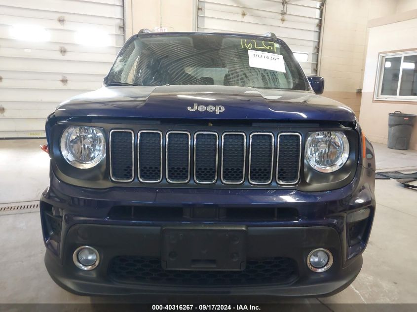 VIN ZACNJBBB3KPK65437 2019 JEEP RENEGADE LATITUDE 4X4
