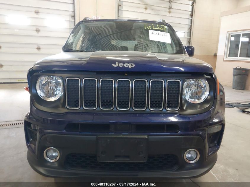 2019 Jeep Renegade Latitude 4X4 VIN: ZACNJBBB3KPK65437 Lot: 40316267