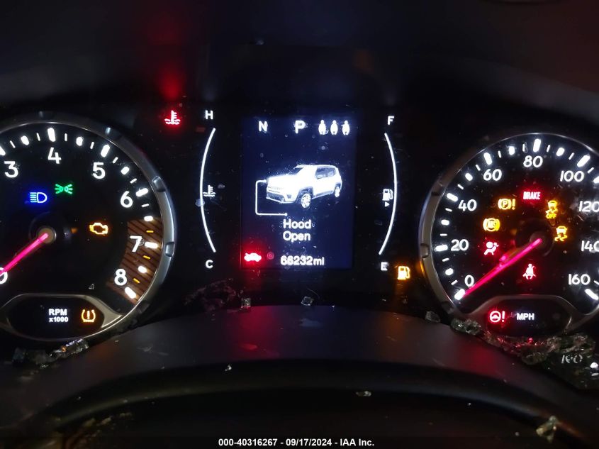 VIN ZACNJBBB3KPK65437 2019 JEEP RENEGADE LATITUDE 4X4