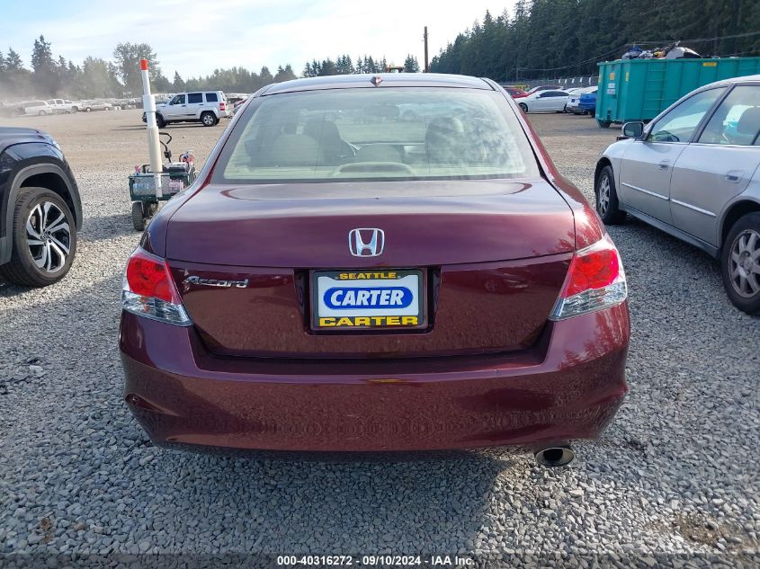 2009 Honda Accord 2.4 Ex-L VIN: JHMCP26839C018035 Lot: 40316272