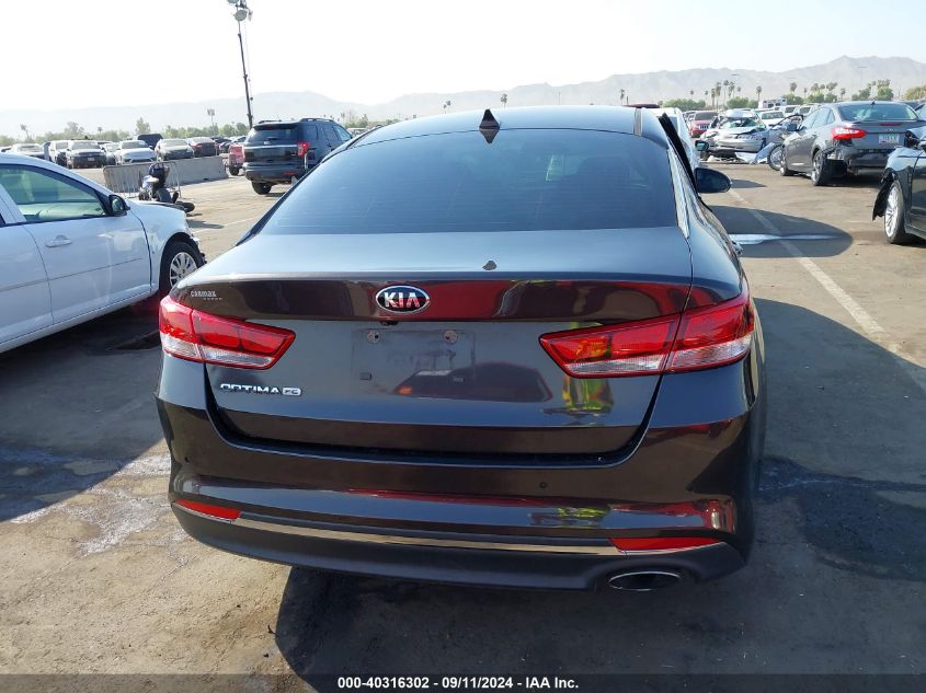 2018 Kia Optima Lx VIN: KNAGT4L38J5236996 Lot: 40316302