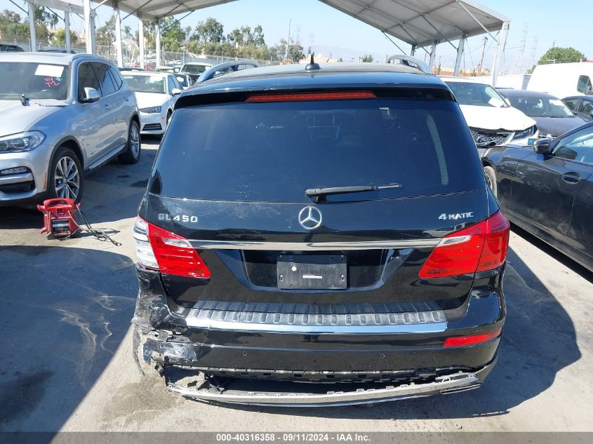 2015 Mercedes-Benz Gl 450 4Matic VIN: 4JGDF6EE3FA599692 Lot: 40316358