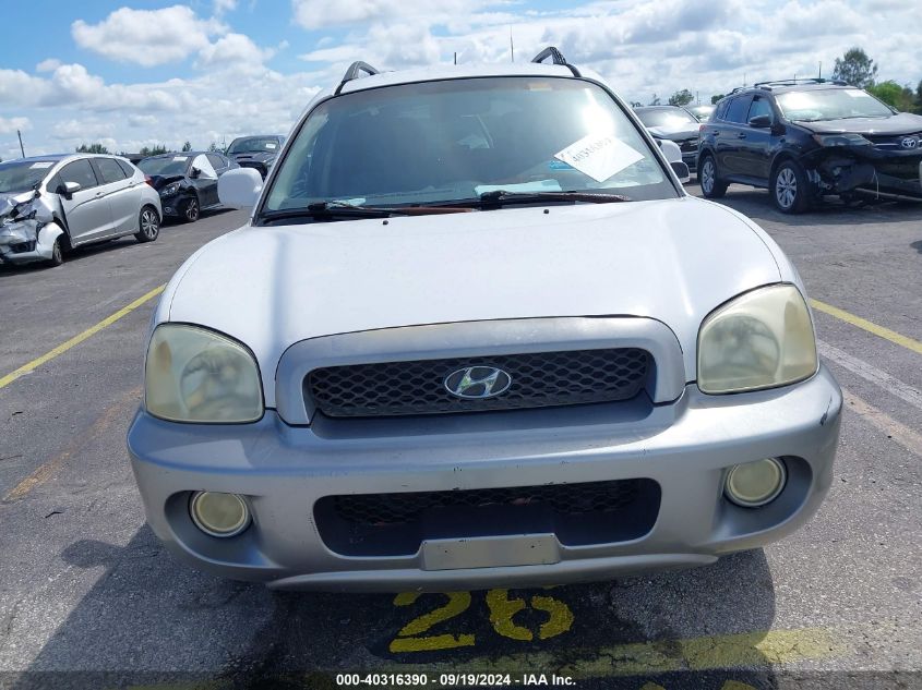 2004 Hyundai Santa Fe Gls/Lx VIN: KM8SC13E24U792336 Lot: 40316390