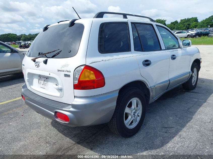 2004 Hyundai Santa Fe Gls/Lx VIN: KM8SC13E24U792336 Lot: 40316390