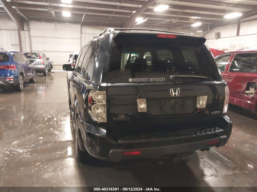 2006 Honda Pilot Ex-L VIN: 2HKYF18676H549982 Lot: 40316391