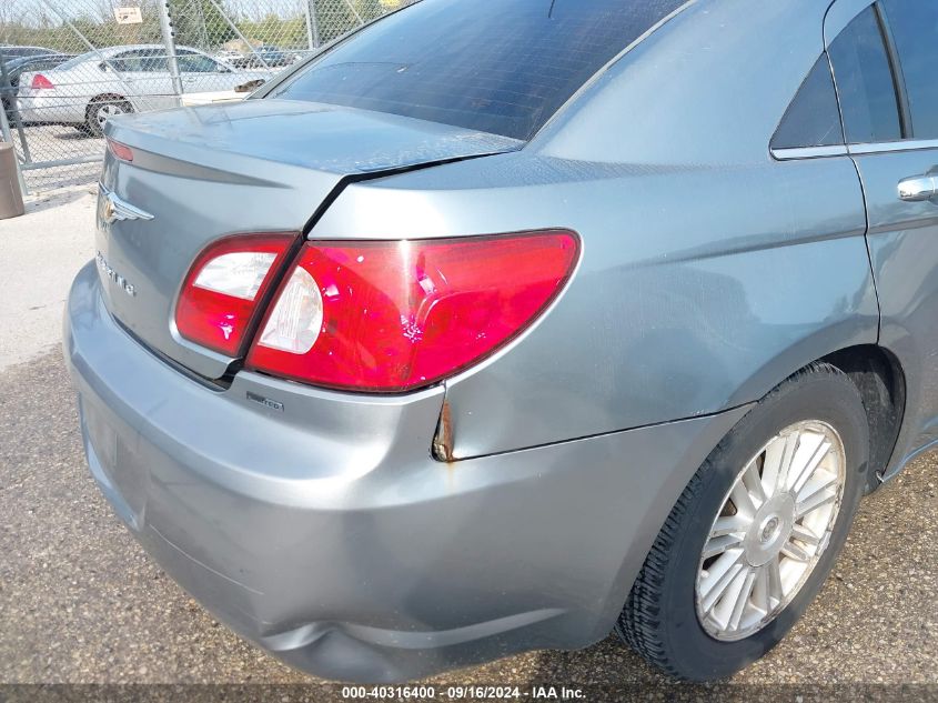 2007 Chrysler Sebring Limited VIN: 1C3LC66KX7N673069 Lot: 40316400