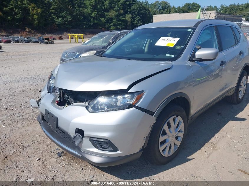 2016 Nissan Rogue S VIN: JN8AT2MV6GW137677 Lot: 40316408