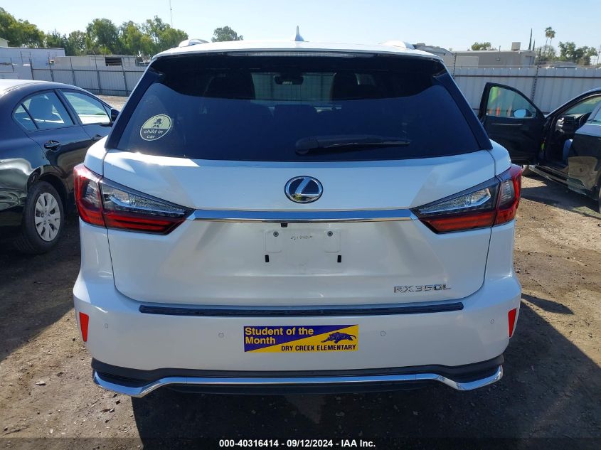 2019 Lexus Rx 350L Premium VIN: JTJGZKCA1K2013168 Lot: 40316414