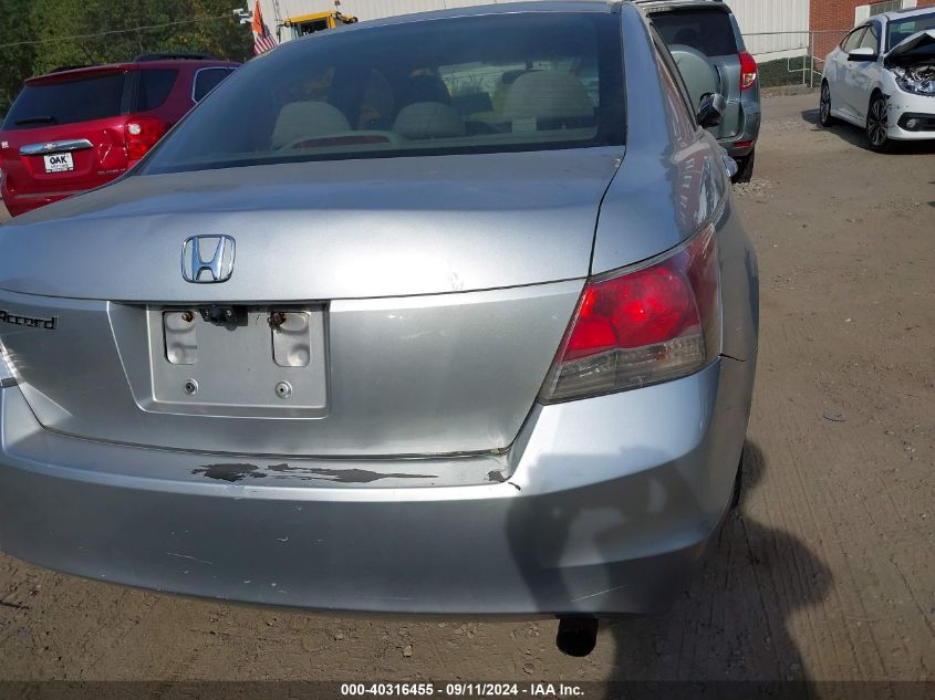 2010 Honda Accord 2.4 Lx VIN: 1HGCP2F39AA015387 Lot: 40316455