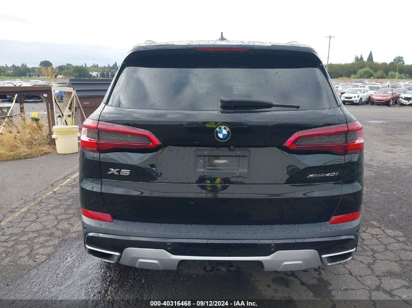 2019 BMW X5 xDrive40I VIN: 5UXCR6C59KLL06577 Lot: 40316468