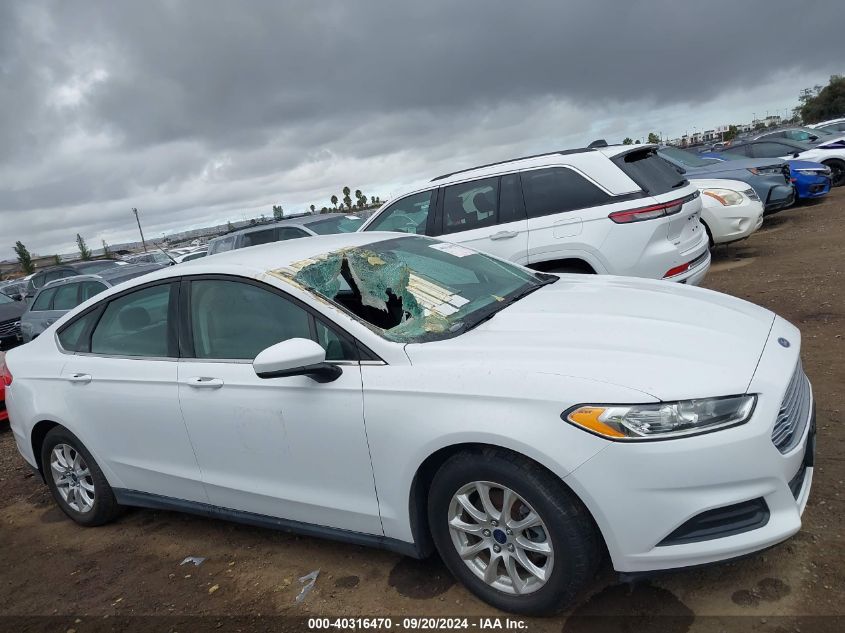 2016 FORD FUSION S - 3FA6P0G75GR250164