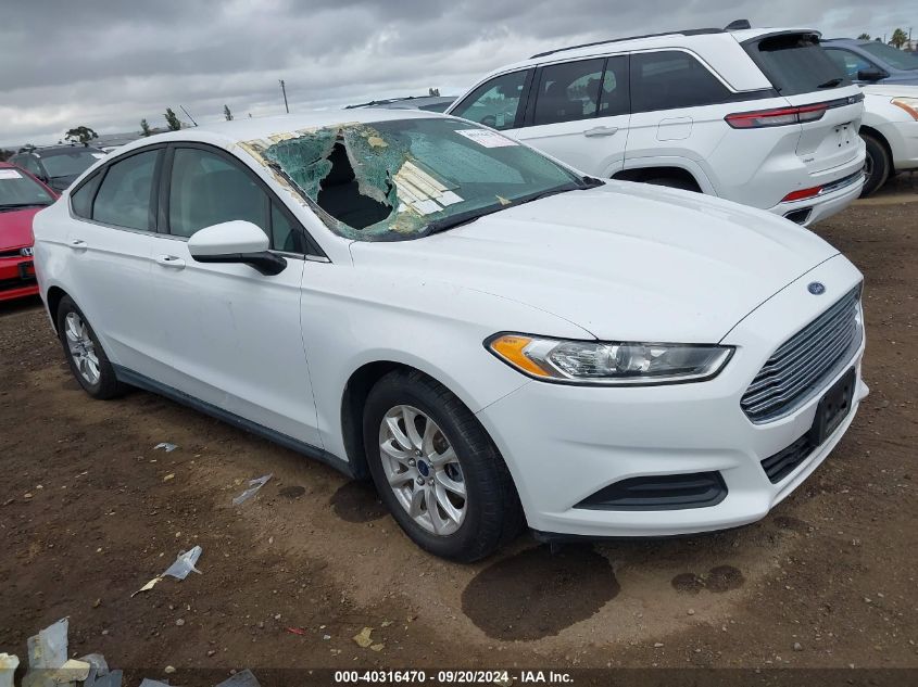 2016 FORD FUSION S - 3FA6P0G75GR250164