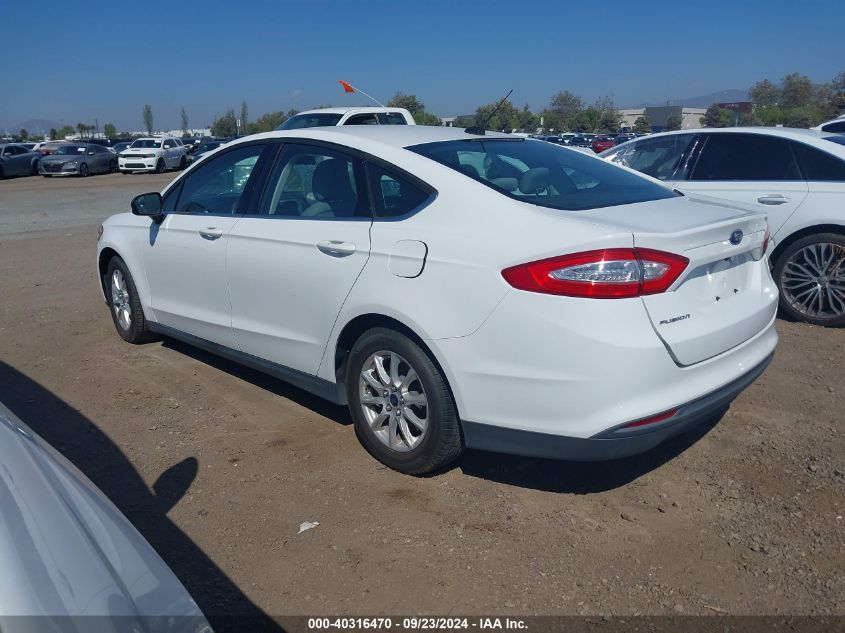 2016 FORD FUSION S - 3FA6P0G75GR250164