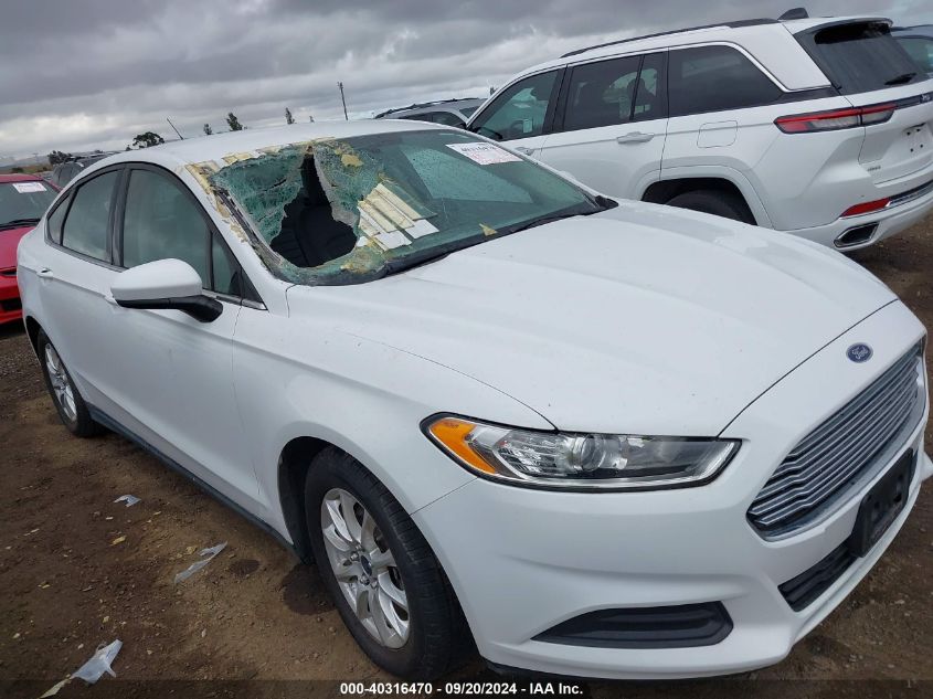 2016 FORD FUSION S - 3FA6P0G75GR250164