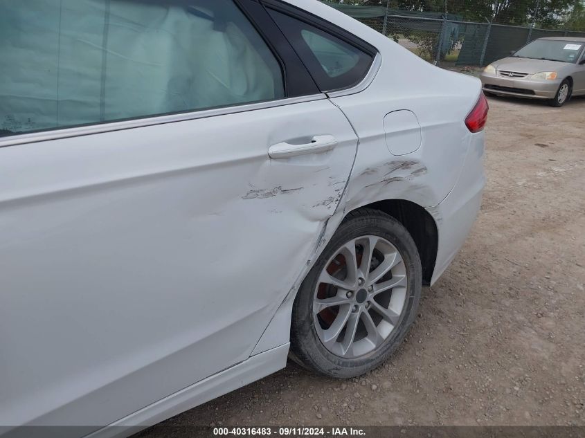 2020 Ford Fusion Se VIN: 3FA6P0HD1LR201171 Lot: 40316483