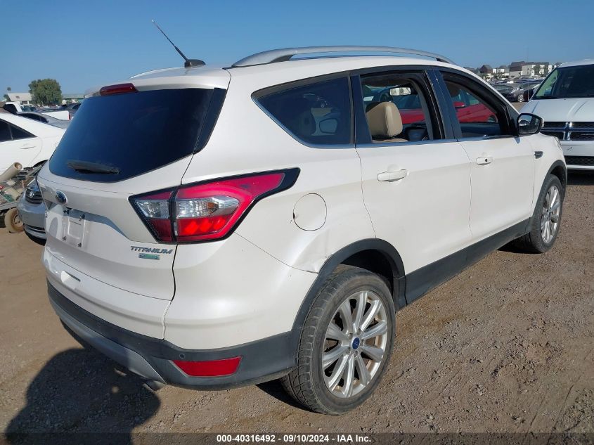 2017 FORD ESCAPE TITANIUM - 1FMCU0JD8HUE36906