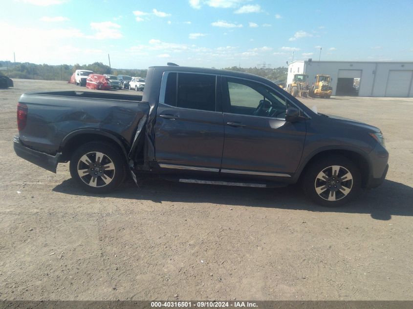 2017 Honda Ridgeline Rtl VIN: 5FPYK3F5XHB007673 Lot: 40316501