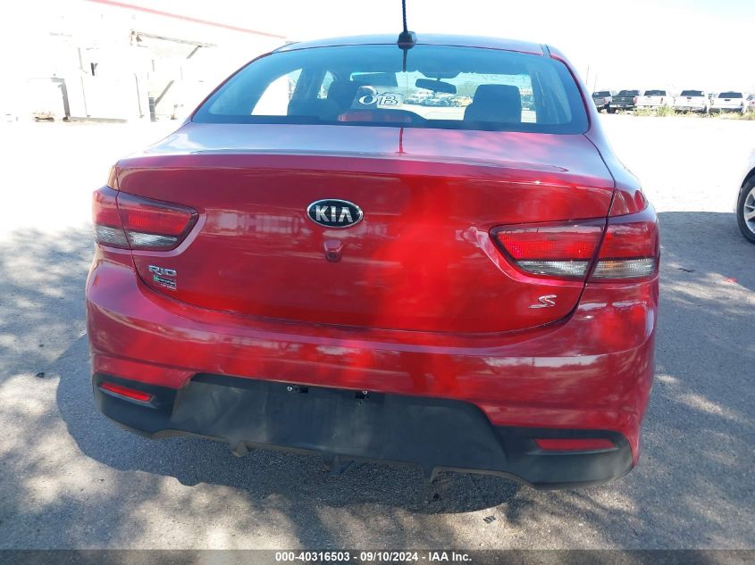 2020 Kia Rio S VIN: 3KPA24AD5LE356222 Lot: 40316503