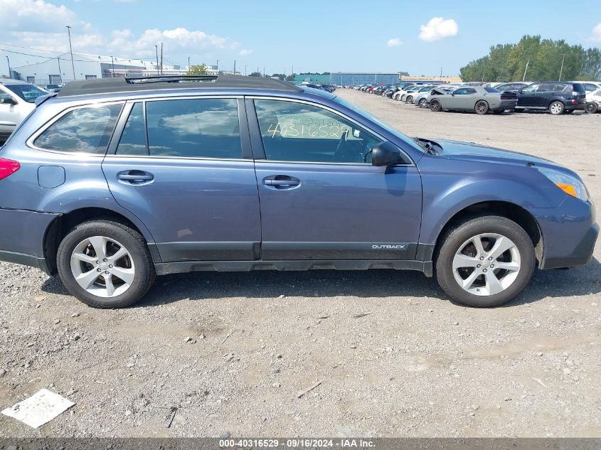 2014 Subaru Outback 2.5I VIN: 4S4BRBAC0E3328216 Lot: 40316529