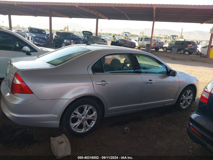 2012 Ford Fusion Se VIN: 3FAHP0HG1CR439234 Lot: 40316552