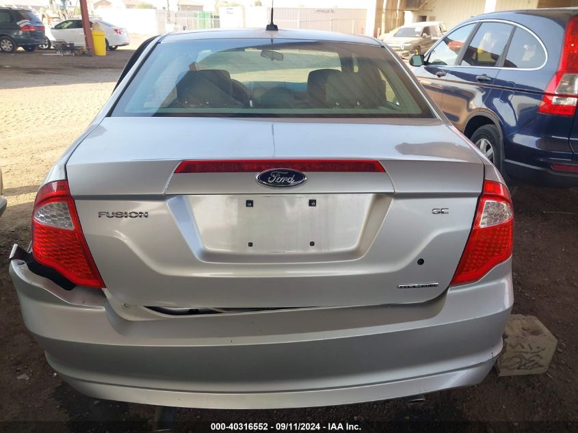 2012 Ford Fusion Se VIN: 3FAHP0HG1CR439234 Lot: 40316552