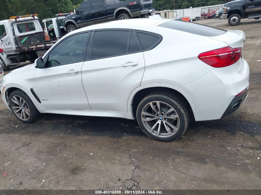 2015 BMW X6 xDrive35I VIN: 5UXKU2C56F0F95043 Lot: 40316559