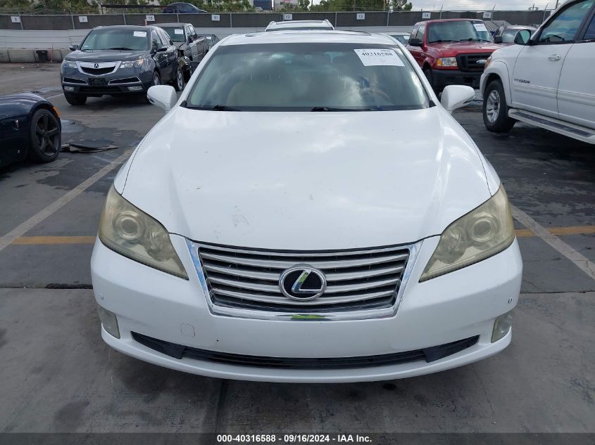 2010 Lexus Es 350 350 VIN: JTHBK1EG5A2377233 Lot: 40316588