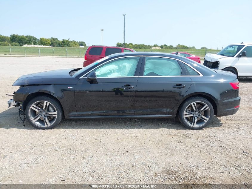 2017 Audi A4 2.0T Premium VIN: WAUENAF43HN002263 Lot: 40316610