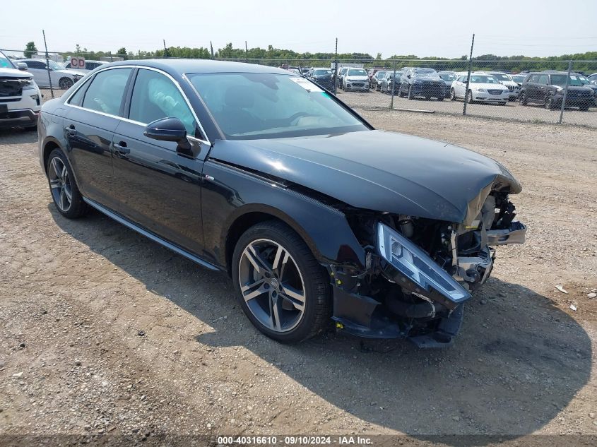 2017 AUDI A4 2.0T PREMIUM - WAUENAF43HN002263