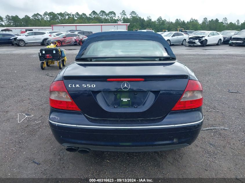 2007 Mercedes-Benz Clk 550 VIN: WDBTK72F27T079289 Lot: 40316623