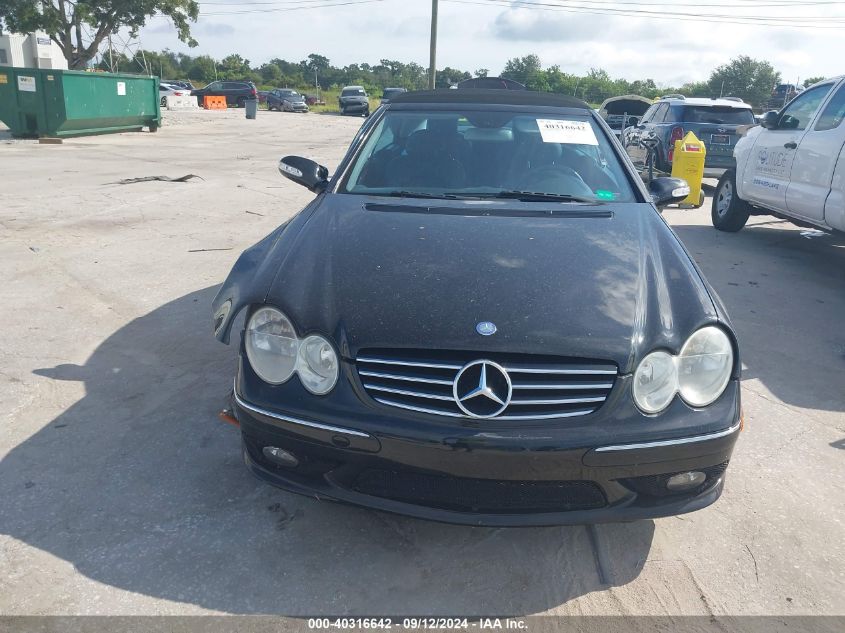 2005 Mercedes-Benz Clk 500 VIN: WDBTK75J25F159896 Lot: 40316642