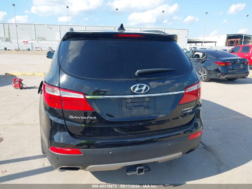 2015 Hyundai Santa Fe Limited VIN: KM8SRDHF3FU100623 Lot: 40316672