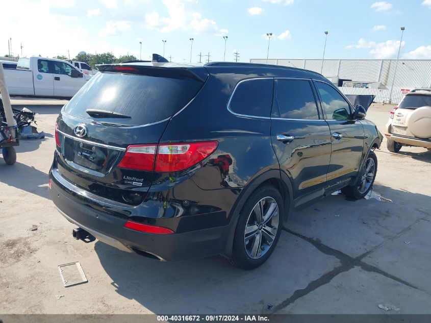 VIN KM8SRDHF3FU100623 2015 Hyundai Santa Fe, Limited no.4