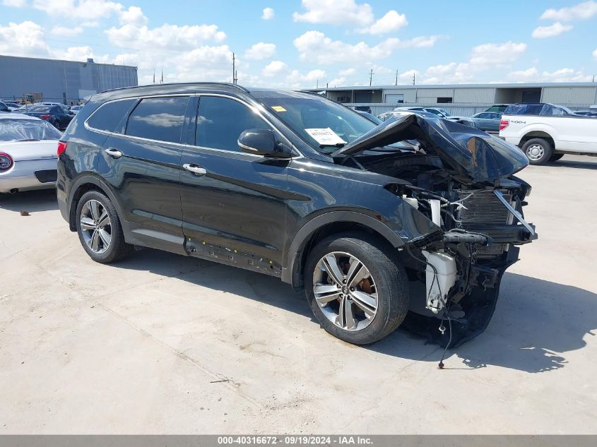 VIN KM8SRDHF3FU100623 2015 Hyundai Santa Fe, Limited no.1