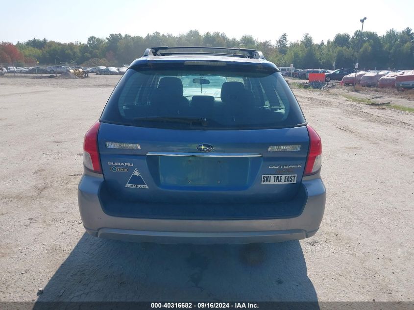 2008 Subaru Outback VIN: 4S4BP60C786339442 Lot: 40316682