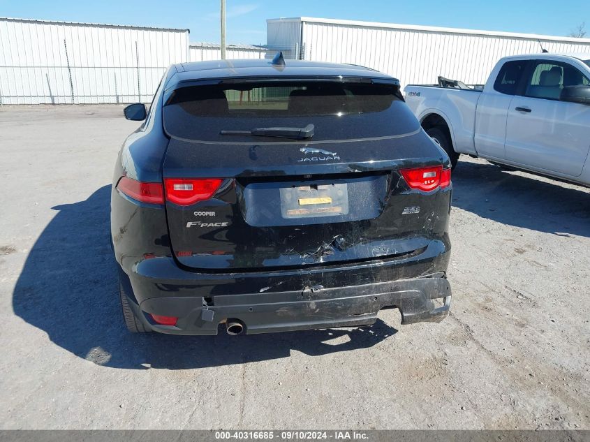 2020 Jaguar F-Pace Premium P250 Awd Automatic VIN: SADCJ2FXXLA654999 Lot: 40316685