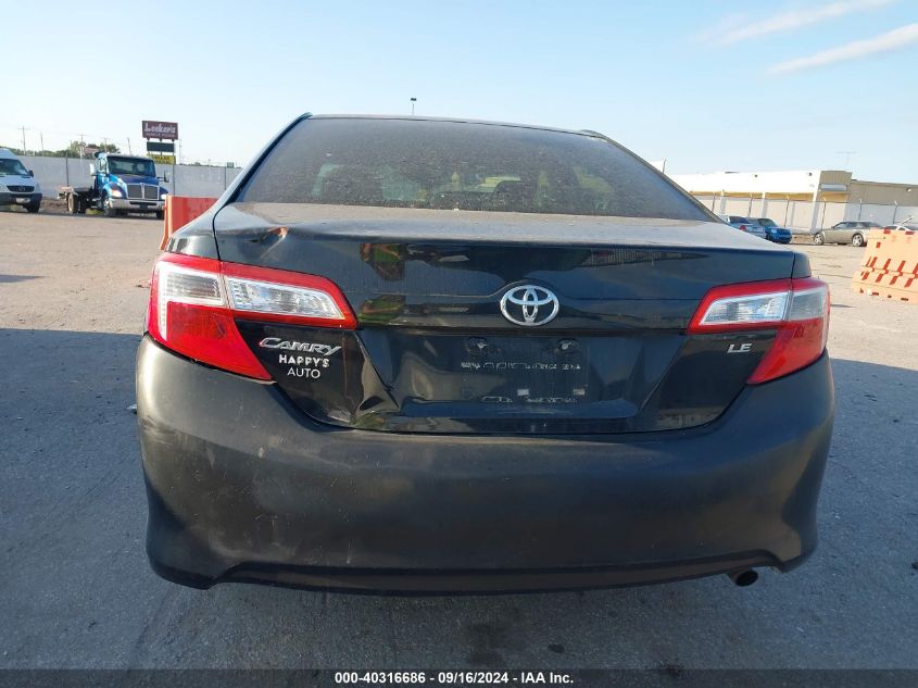 2014 Toyota Camry Le VIN: 4T4BF1FK2ER368610 Lot: 40316686