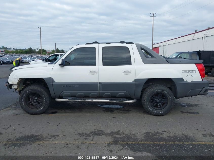 2004 Chevrolet Avalanche 1500 VIN: 3GNEK12T34G190477 Lot: 40316687