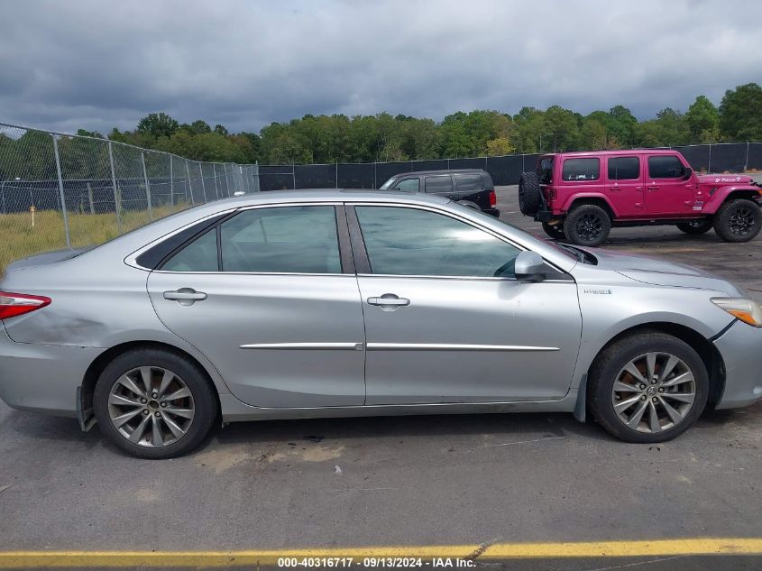 2015 Toyota Camry Hybrid Xle VIN: 4T1BD1FK7FU143018 Lot: 40316717