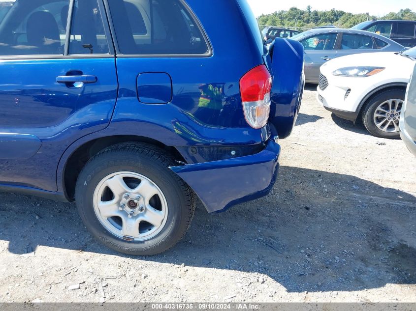 2003 Toyota Rav4 VIN: JTEHH20V030256626 Lot: 40316735