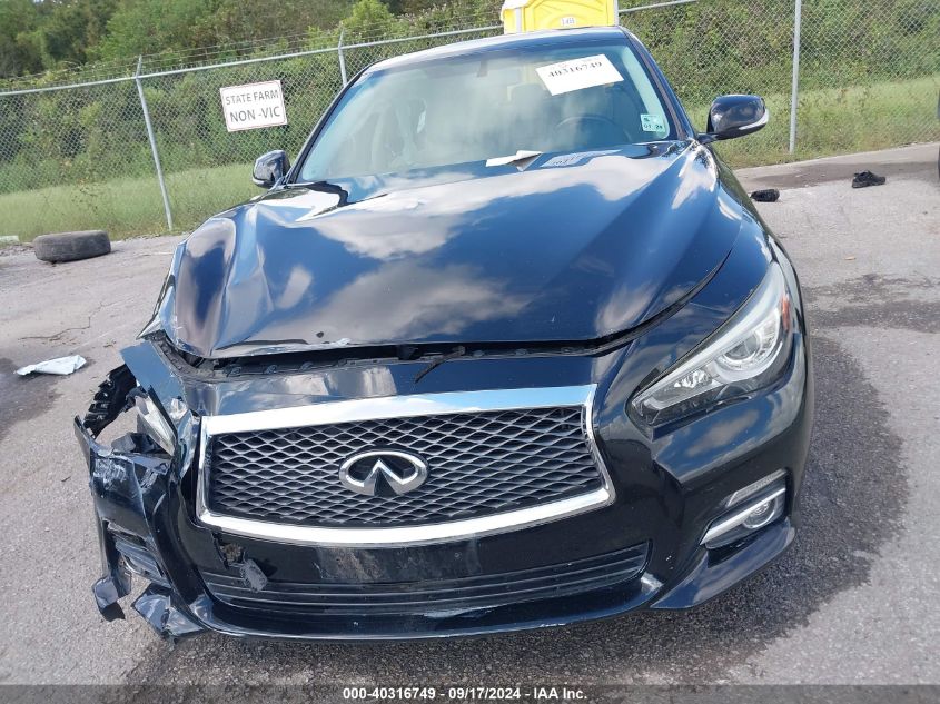 2015 Infiniti Q50 VIN: JN1BV7AP5FM349173 Lot: 40316749