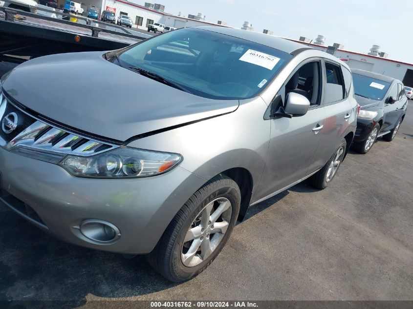 2009 Nissan Murano Sl VIN: JN8AZ18U49W006051 Lot: 40316762