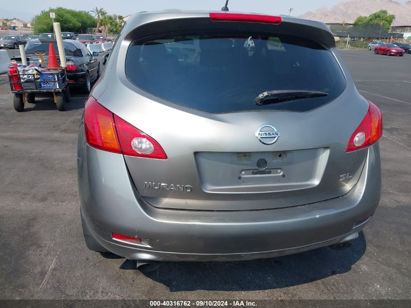 2009 Nissan Murano Sl VIN: JN8AZ18U49W006051 Lot: 40316762