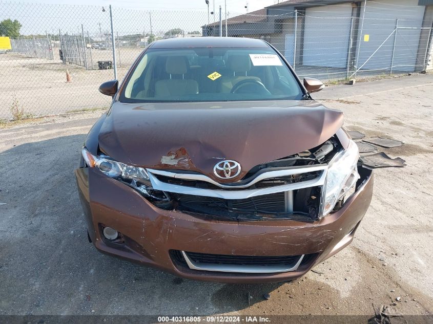 2014 Toyota Venza Le/Xle/Limited VIN: 4T3BK3BB6EU107625 Lot: 40316805