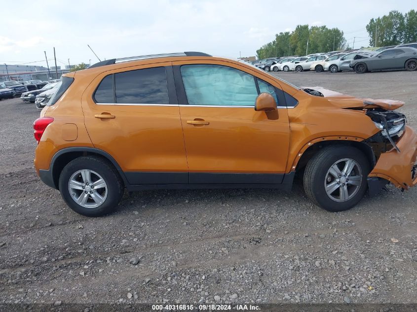 2017 Chevrolet Trax Lt VIN: 3GNCJLSBXHL157874 Lot: 40316815