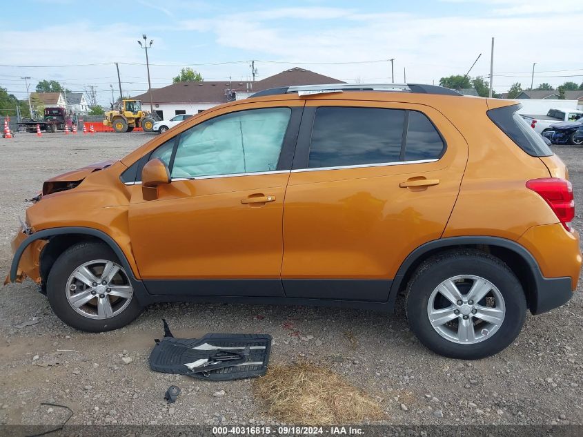 2017 Chevrolet Trax Lt VIN: 3GNCJLSBXHL157874 Lot: 40316815