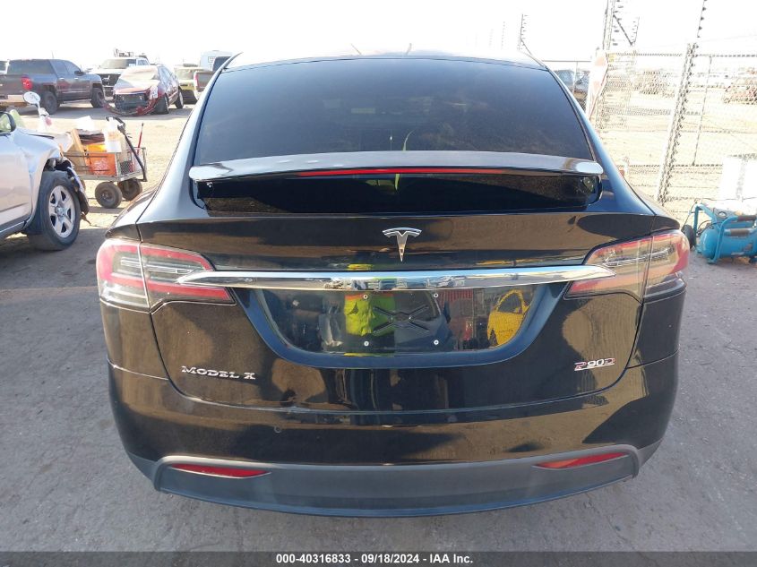 2016 Tesla Model X 75D/P100D/P90D VIN: 5YJXCBE40GF003795 Lot: 40316833