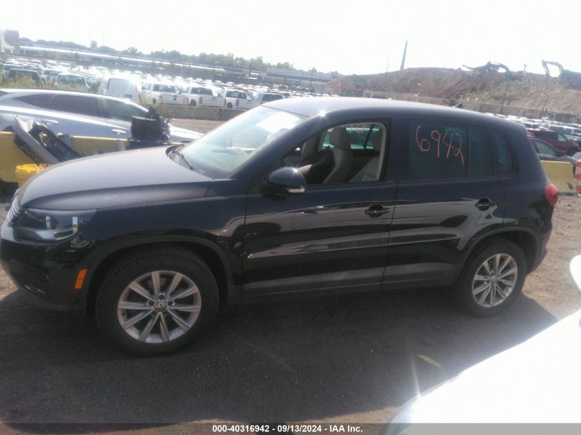 2014 VOLKSWAGEN TIGUAN SE - WVGAV3AX8EW565129