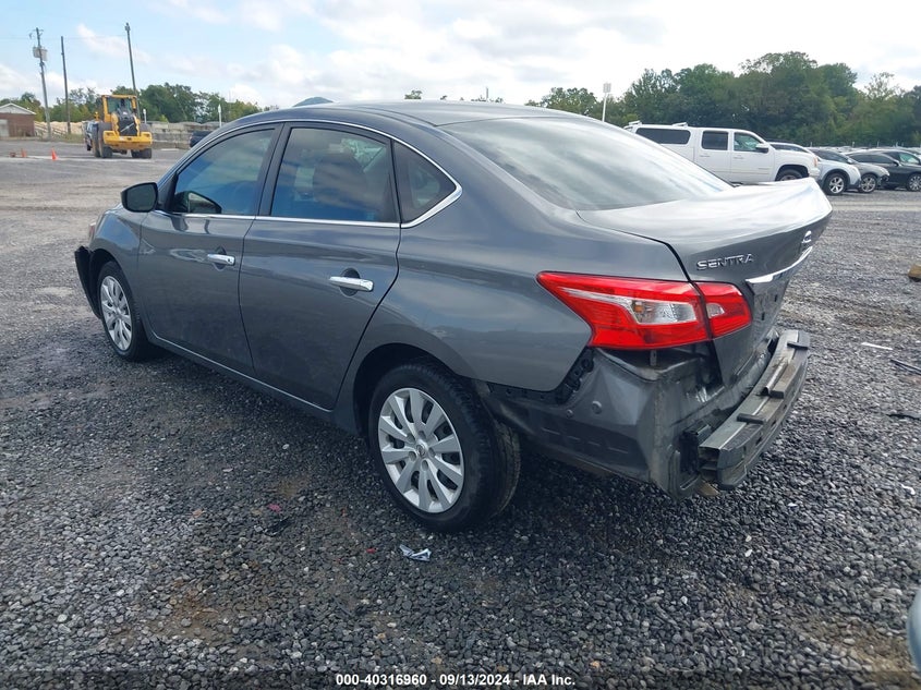 VIN 3N1AB7AP0KY411056 2019 NISSAN SENTRA S