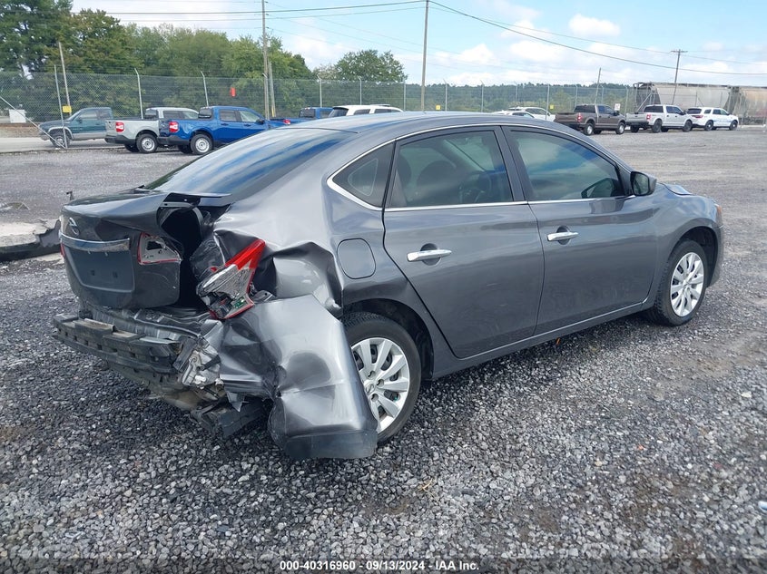VIN 3N1AB7AP0KY411056 2019 NISSAN SENTRA S